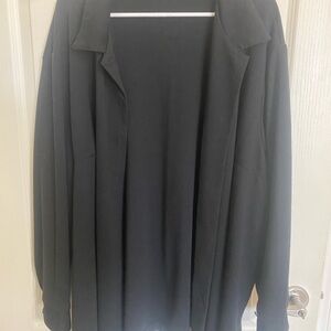 Veranesi Black Long Sleeve Coat